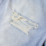 JE-DENIM DAMAGE SHORTS