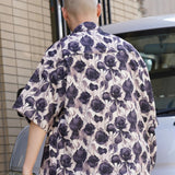 LV 総柄とろみSSシャツ