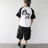 GA Raglan 刺繍&Print S/S Tee