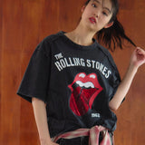 【The Rolling Stones×JACKROSE】 切替･ラインストーン･SSTEE