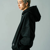 JE-HEAVY WEIGHT SNAP HOODIE
