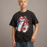 B-TRS PARIS/JPN PRINT&LINESTONE SS TEE