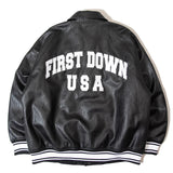 FIRST DOWN USA限定 PU Varsity JKT