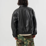 【SKOOKUM×JACKROSE】 BUFFARO CALF フライト ZIP ブルゾン