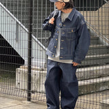 Lee SUPERSIZED STRAIGHT/スーパーサイズド デニムパンツ