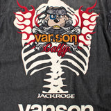 JACKROSE×VANSON×GALFY-骨犬 Demin Shirt