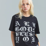 GA O.E 刺繍-Print SS Tee