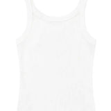 MUCENT/ムセント CROSS LEATHER PATCH SLEEVELESS