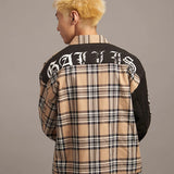 GA CHECK＆SUEDE SEPARATE SHIRTJKT
