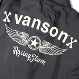 vanson/バンソン ロゴ・ナイロン コーチJKT