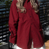 GA GINGHAM-CHECK SHIRT