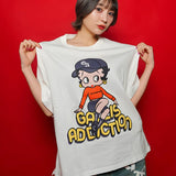 GA×BETTY-FRONT SITイラスト TEE