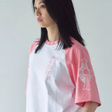 GA Raglan 刺繍&Print S/S Tee