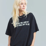 JE-クロップド丈・ロゴ SS TEE