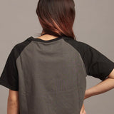 GA HEART ﾗｸﾞﾗﾝTEE ﾗｲﾝｽﾄｰﾝ