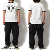 HOUSTON- MICKEY PRINT　RINGER　S/S TEE