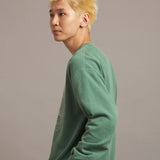 SCHOTT-SQUARE LOGO CREW SWEAT