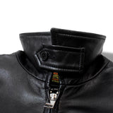 SKOOKUM.JE LAMB LEATHER ZIP JACKET