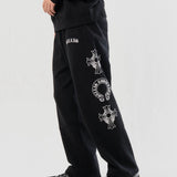 GA Cross 刺繍-Print Pants