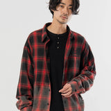 【The Rolling Stones×JACKROSE】 ハードダメージ ビンテージ チェックシャツ