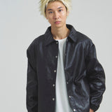 SCHOTT-LEATHER COACH JACKET