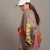 GA SUEDE POP-MOTIF CREW