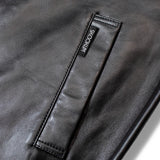 SKOOKUM.JE LAMB LEATHER CAR COAT