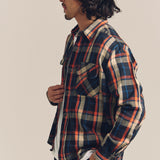 JE HEAVY FLANNEL CHECK WORK SHIRTS