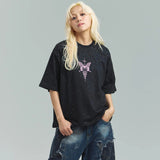 GA Glitter Butterfly 刺繍 SS Tee