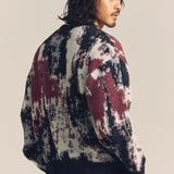 JE スプラッシュジャガードクルーニット