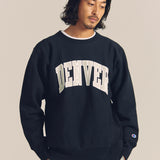 CH-REVERSE WEAVE CREW NECK SWEAT
