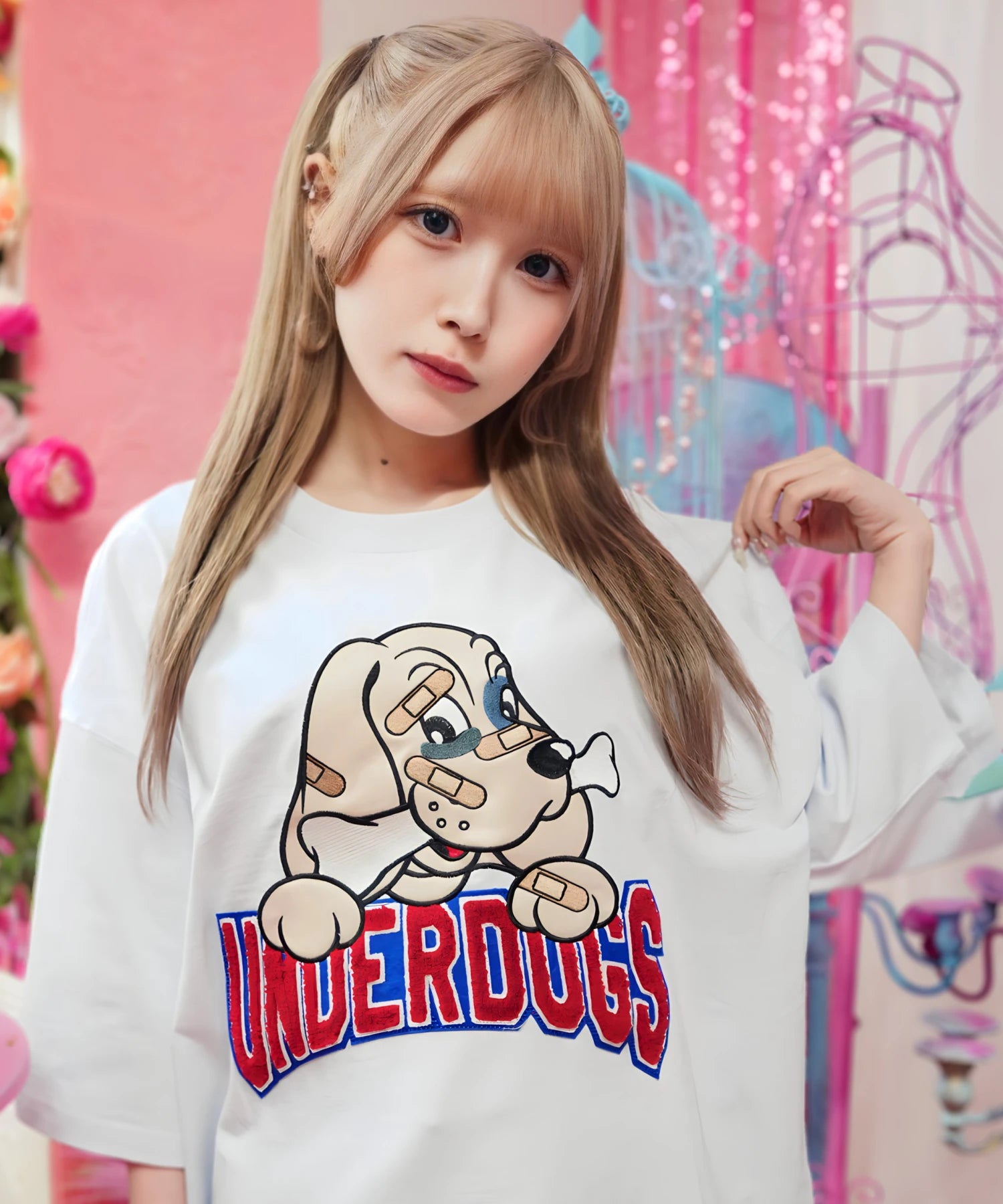 【GALFY×GALLIS ADDICTION】別注わんわん大学SS Tee