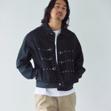 JE-ファイヤーマン・プリーツデニム JKT