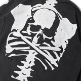 VANSON×MASTERMIND WORLD/バンソン×マスターマインドワールド ダメージ 裏毛クルーネック スウェット REGULAR FIT