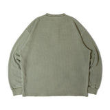 SEABEES/シービーズ TCワッフル ヘンリーネック・LSTEE