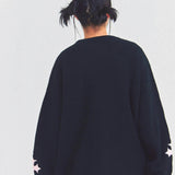 GA CROSS-APPLIQUE KNIT