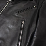 【THE ROLLING STONES×JACKROSE】 COW LEATHER SEMI DOUBLE STAND RIDERS