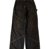 CPGN STUDIO-Oblique incision Carpenter Pants