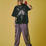 GALFY/ガルフィー ハーフ&ハーフ SS Tee