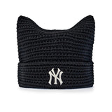 MLB KOREA/エムエルビーコリア サマークロシュ ミャオンビーニー【猫耳ビーニー】