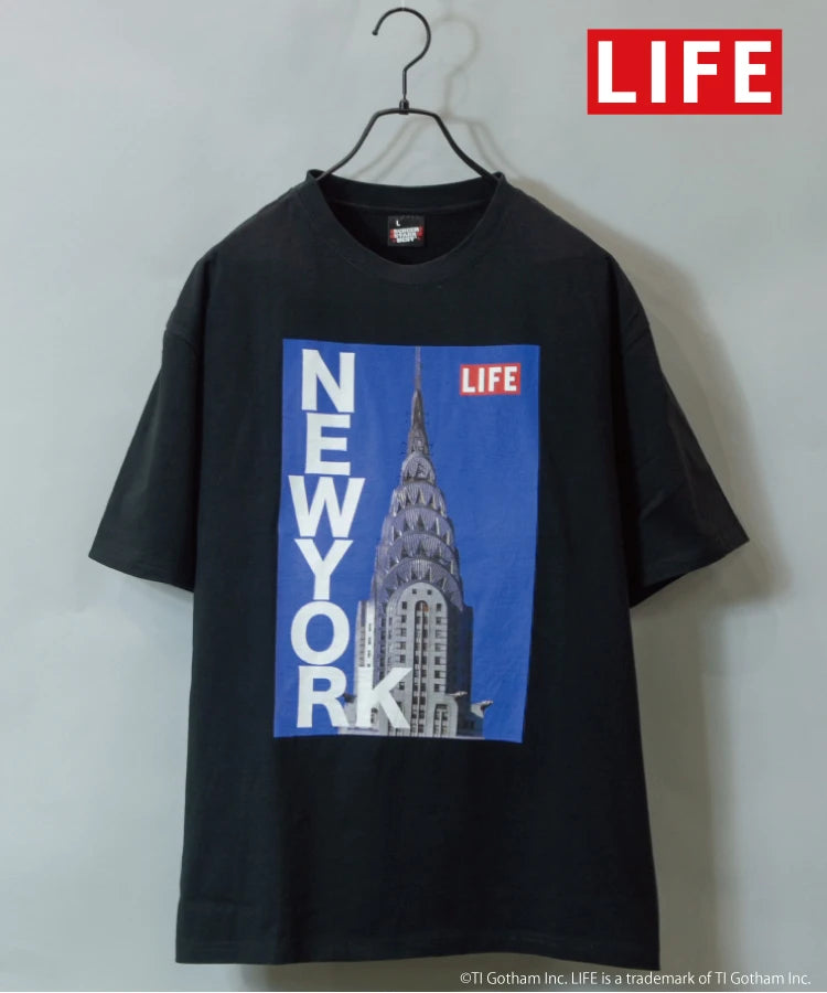 JE-SCREEN STARS×LIFE-SSTEE-2/スクリーンスターズ ライフ ユニセックス 半袖Tシャツ