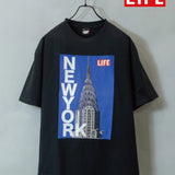 JE-SCREEN STARS×LIFE-SSTEE-2/スクリーンスターズ ライフ ユニセックス 半袖Tシャツ