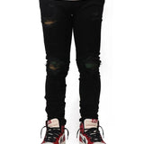 mnml【ミニマル】-X204 CAMO SKINNY FIT DENIM