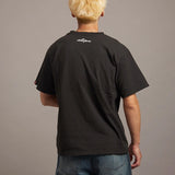 B-TRS PARIS/JPN PRINT&LINESTONE SS TEE