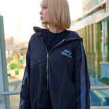 GA 切替DENIM ZIP HOODIE