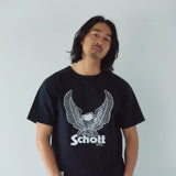 Schott/ショット 短丈 GLITTER EAGLE COMPACT SS T-SHIRT