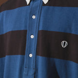ANGLAN-Stripe Wappen PK Half Shirt