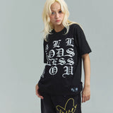 GA O.E 刺繍-Print SS Tee