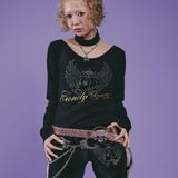 GALFY/ガルフィー キラキラQUEEN ロンTee