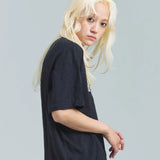 JE-クロップド丈・ロゴ SS TEE